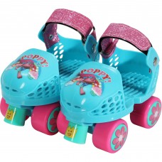 Playwheels Trolls Kids Rollerskate Junior with Knee Pads and Helmet, Size 6-12   556308720